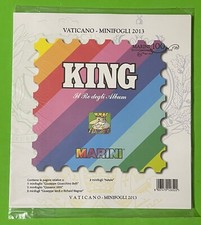 Fogli Album King Marini - Vaticano Minifogli 2013  nuovi
