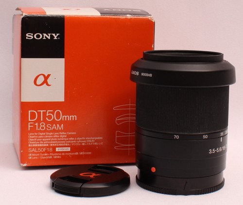 Sony 50mm 8 - f1.8, sam