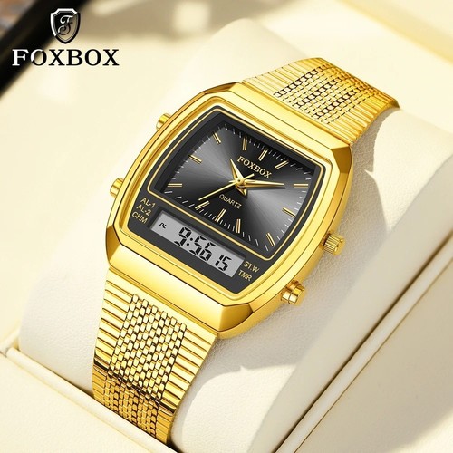 Foxbox orologio uomo oro - uomo,