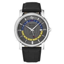 Paul Picot Uomo 'Firshire' Ronde GMT Quadrante Grigio Automatico P3755.SG.GMT.1021.8601