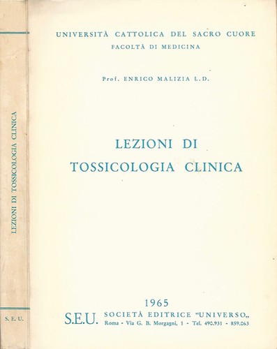 Lezioni tossicologia - di,