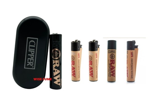 Accendino clipper grezzo nero - accendino,