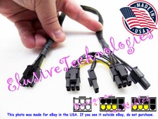 🔥 Cavo Alimentazione 18" Cooler Master Silent Pro 6 Pin a Due 6+2 Pin GPU PCI-E