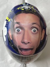 Casco da corsa replica Rossi K3 agv "Faccia".  Taglia Large.