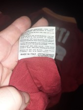 Maglia Worn Totti As Roma Made Italy Purtroppo La Toppa Si E Staccata Maglia...