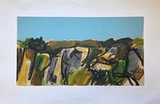 MORLOTTI ENNIO (Lecco, 1910 - Milano, 1992) SENZA TITOLO litografia s. d. cm. 90