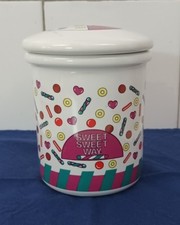 Barattolo Caramelle Sweet Sweet Way Ceramica Candy Bonbon Cioccolatini 