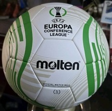MOLTEN PALLONE CALCIO  OFFICIAL MATCH UEFA CONFERENCE LEAGUE MATCH WORN