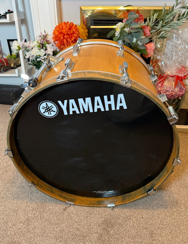 Bass drum natural wood - bass,