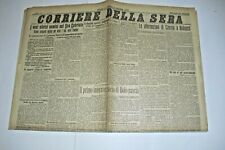 originale 1° guerra CORRIERE DELLA SERA 5 ottobre 1917 