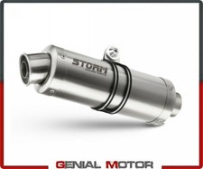 Scarico Storm by Mivv Oval acciaio inox per Kawasaki Z 750 2004 > 2006