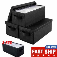 3PCS CD DVD Storage Box with