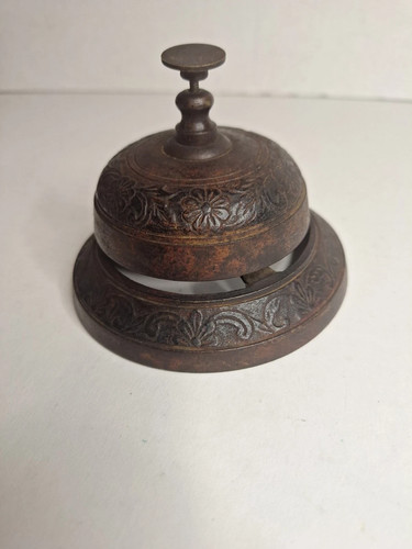 Old vintage brass table - table, desk