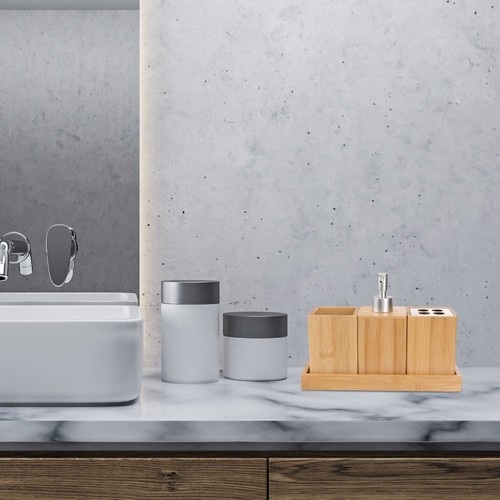 Set accessori bagno porta