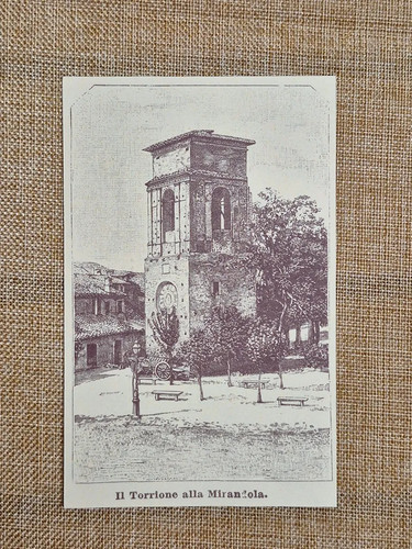 Mirandola nell 800 torrione - nell'800,