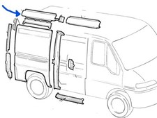 RIVESTIMENTO TETTO DX FIAT DUCATO FURGONE DA 1994 A 2002 ORIGINAL 1308077080