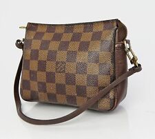Borsa pochette originale LOUIS VUITTON Trousse Damier Ebene Cosmetics #60285