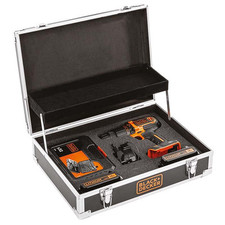 TRAPANO AVVITATORE LITIO BLACK+DECKER 18V BDCHD18B2F-QW CON ACCESSORI