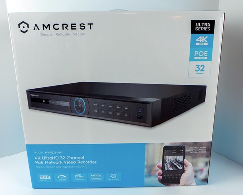 Amcrest nv5232e 16p 32ch - amcrest, 4k