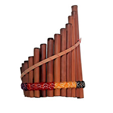 FLAUTO DI PAN CURVO A 15 CANNE