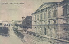 s475 cartolina umbertide nosocomio e ricovero 1921  piega provincia di perugia