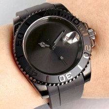 40mm NH35 Black Sterile Dial