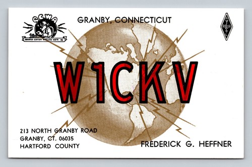 Ham radio qsl - radio, w1ckv