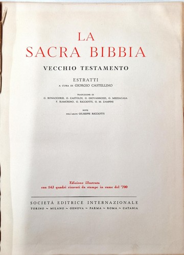 Sacra bibbia vecchio - sacra,