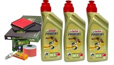 KIT TAGLIANDO CASTROL 10W40 FILTRO OLIO ARIA CANDELA HONDA FMX 650 2005/2007