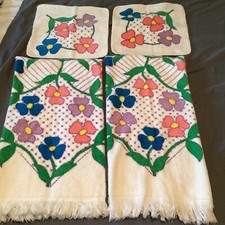 Set 4 asciugamani da bagno e