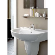 Lavandino Bagno Dolomite Quarzo + Rubinetteria + Scarico
