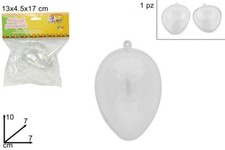 x Uovo Di Plastica Trasparente