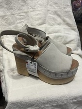 Zara High Heel Leather Sandals