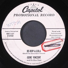 GENE VINCENT: be-bop-a-lula /