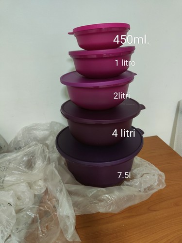 Ciotole aloha tupperware nuove - ciotole,