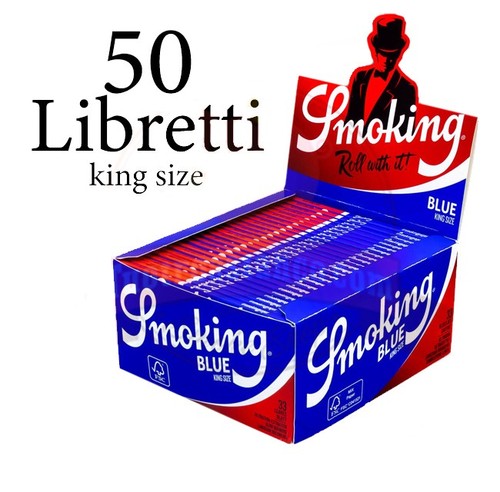 Cartine smoking blue king size - blue,