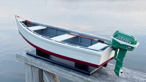 Modello skiff legno 17 50 - in, 17,50