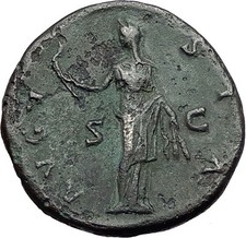 Faustina I 141AD rara