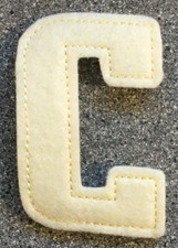 VINTAGE STILIZZATO LETTERA C