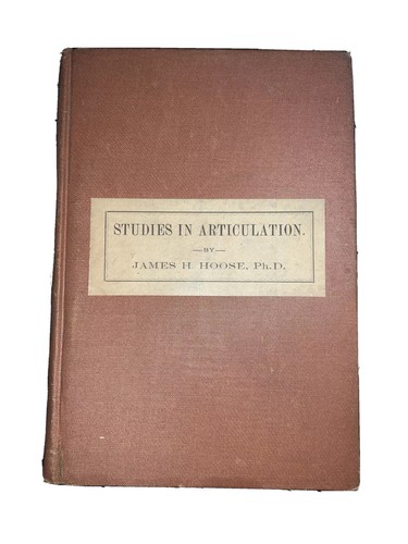 Studies articulation by - articulation,