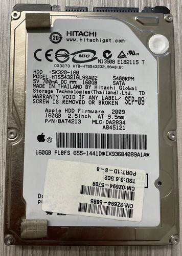 Hard disk hitachi apple 160gb - disk,