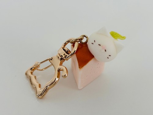 Ciondolo borsa torta gatto