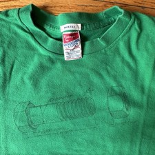 T-shirt vintage Y2K uomo Abercrombie & Fitch avvitiamo dado bolt verde XXL