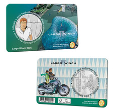 Coincard 5€ Euros Belgique 2025 Largo Winch Version Color