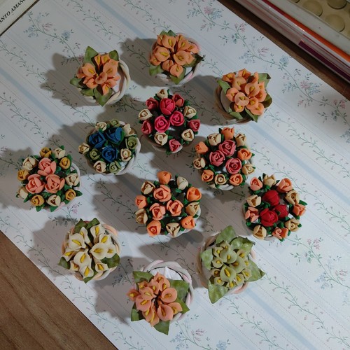 Cestini fiori pasta - pasta, sale