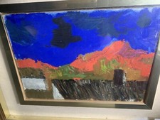 Renato Guttuso. Olio Su Carta