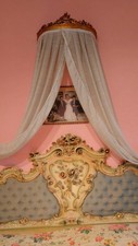 Camera da letto matrimoniale d'epoca stile barocco veneziano completa