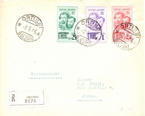 1945 lettera viaggiata - 1945,
