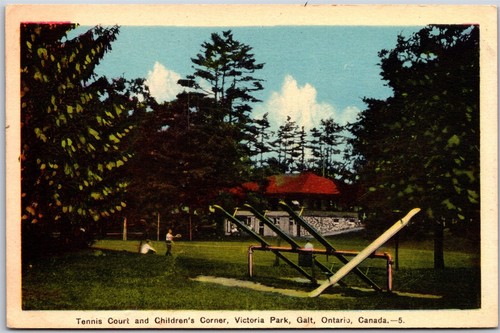 Postcard galt ontario victoria - galt,
