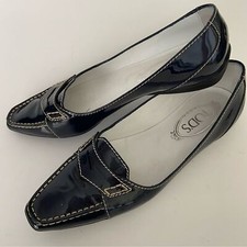 EUC TOD'S Flats Patent Leather